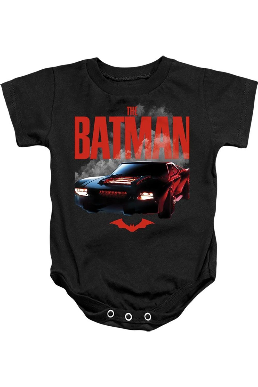 

Детский комбинезон «Бэтмен» (2022) в виде Бэтмобиля Gildan, черный