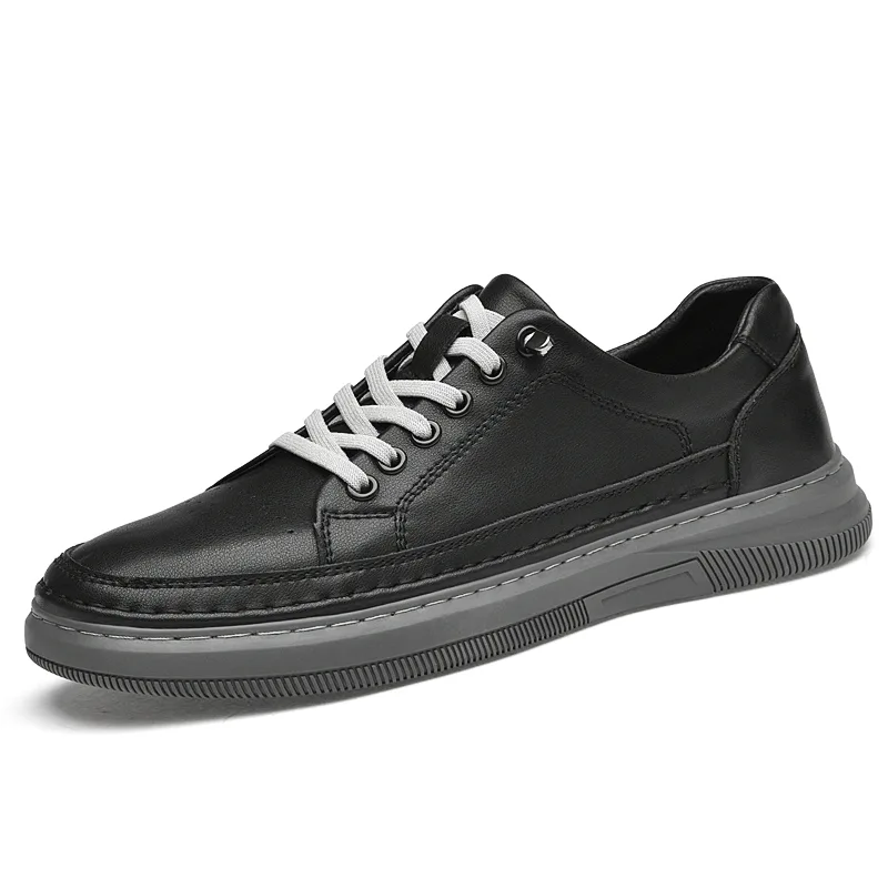 TOMAY Мужские повседневные туфли low top черно-белые