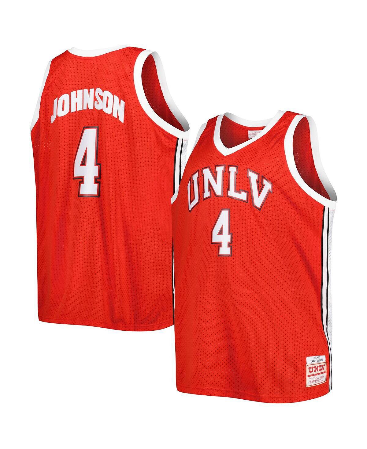 

Мужская майка Larry Johnson Scarlet UNLV Rebels Big and Tall Swingman Mitchell & Ness