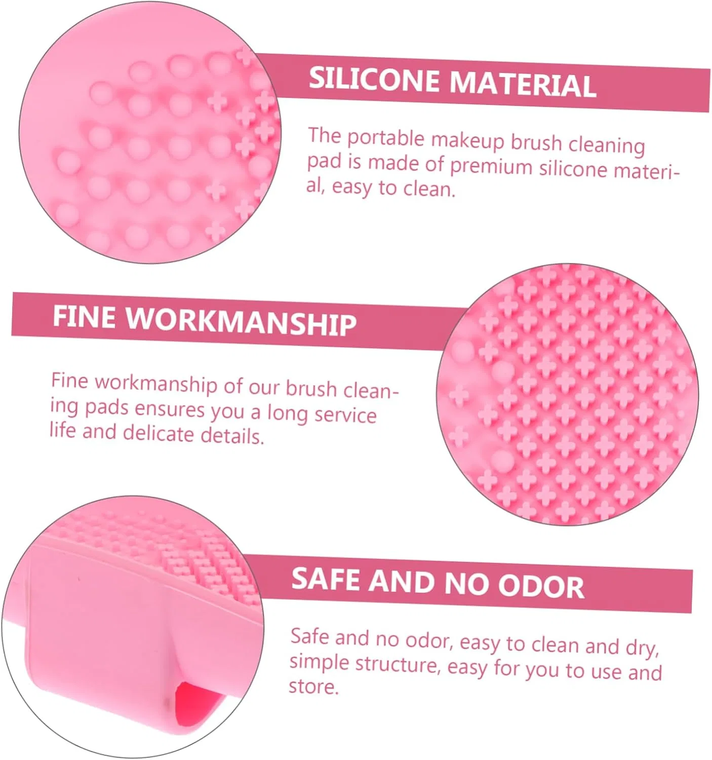 Компактный коврик для мытья кистей Silicone Brush Cleaning Pad ARTSEWPLY — фото 4
