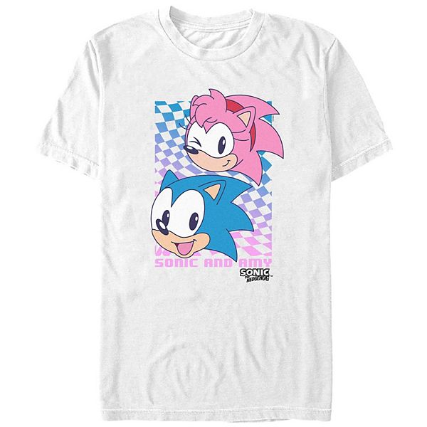 

Футболка Men's Sonic the Hedgehog Sonic and Amy Licensed Character