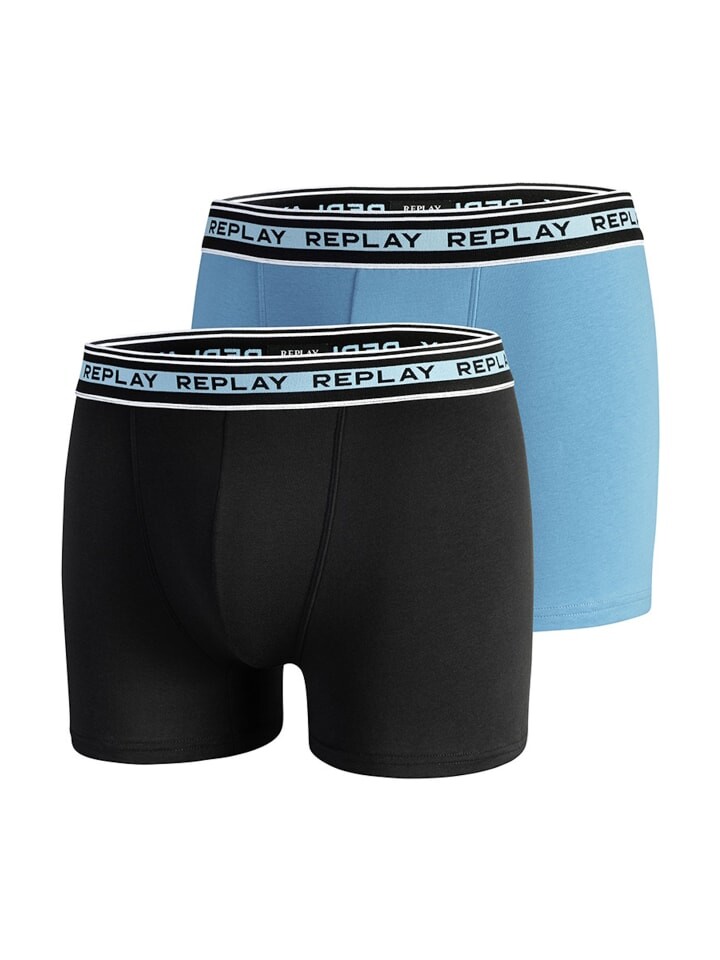 

Боксеры Replay Trunks 2er Pack, синий