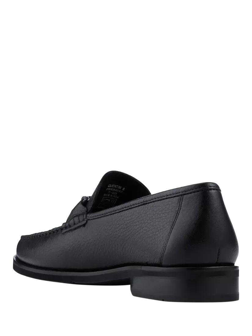 Кожаные лоферы Quentin Jones Bootmaker, Black — фото 3