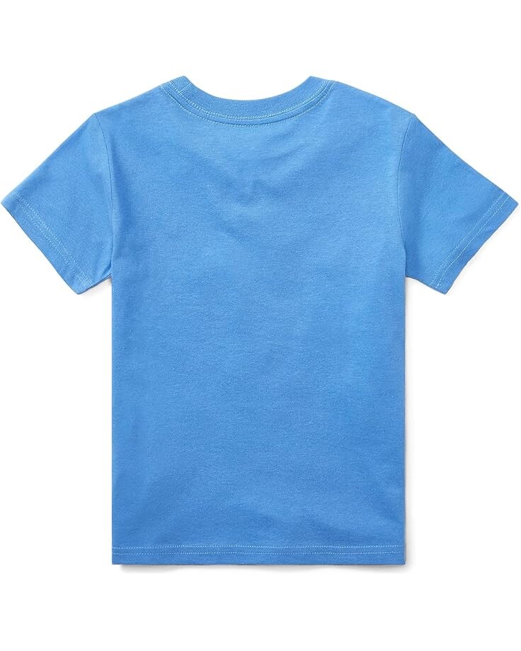 Толстовка Polo Ralph Lauren Kids Short Sleeve Jersey T-Shirt, цвет Scottsdale Blue — фото 2