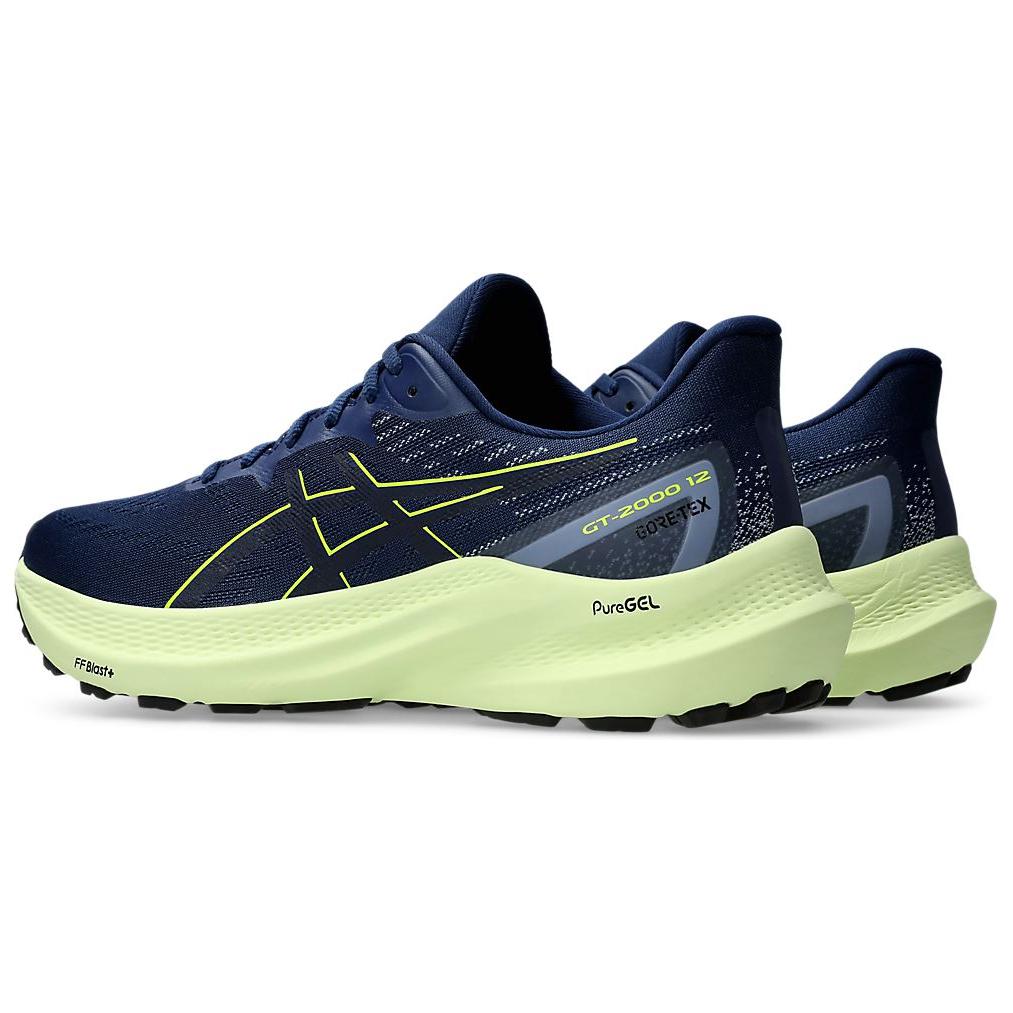 GT 2000 12 Gtx Blue Expanse Safety Yellow Asics, Синий/Зеленый — фото 2