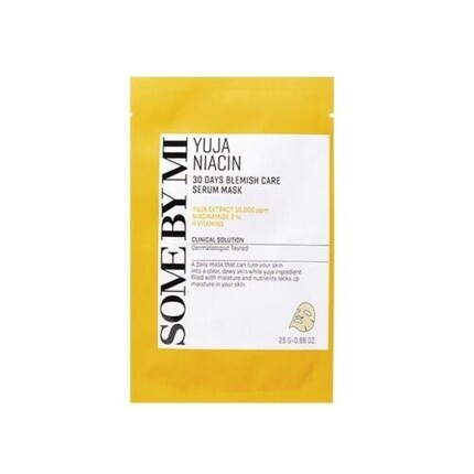 

Осветляющая тканевая маска Yuja Niacin 25 г Some By Mi