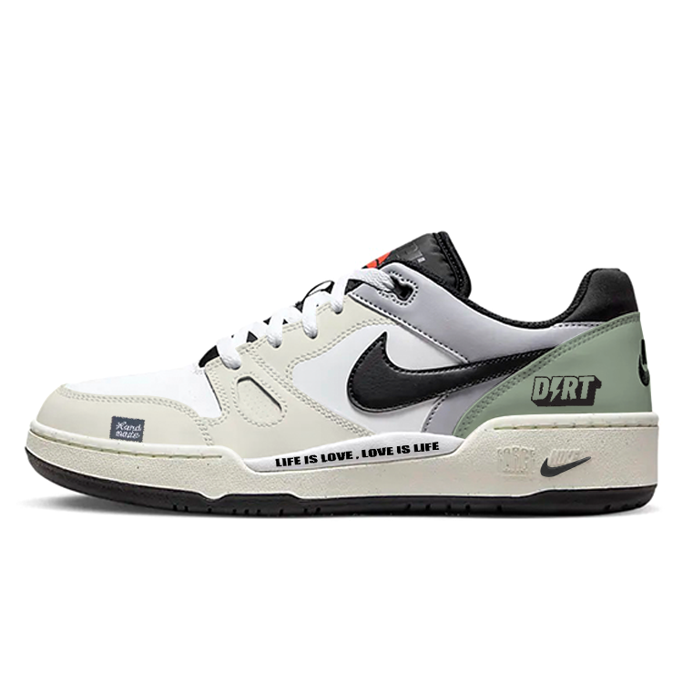 

Кроссовки для скейтбординга Full Force Low Top, мужские, цвета экрю Nike, Ecru