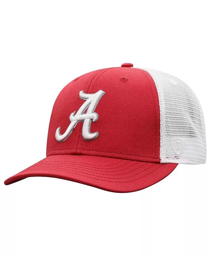 

Мужская малиновая, белая кепка Alabama Crimson Tide Trucker Snapback Top Of The World, красный