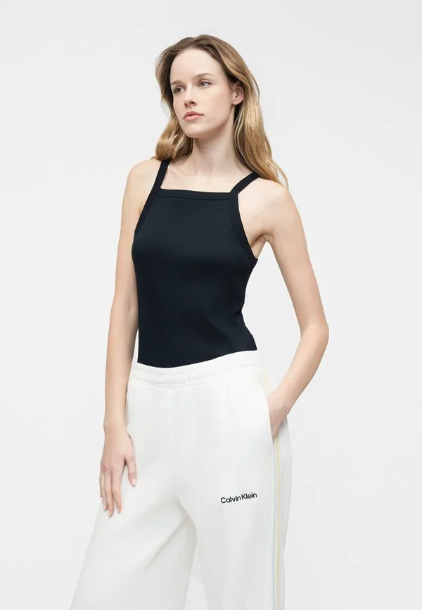 Спортивные брюки-джоггеры с широкими штанинами Calvin Klein, Classic White — фото 4