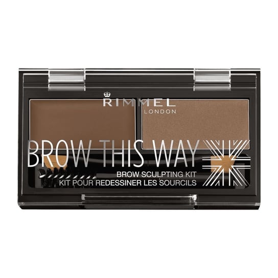 

Палитра для бровей № 002 — Medium Brown, 2,4 гр. Rimmel, Brow This Way