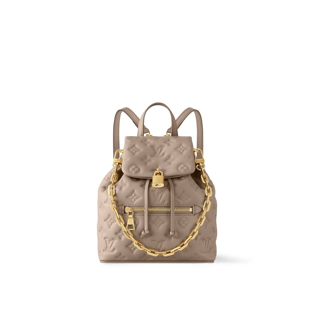 

Рюкзак Coussin PM Louis Vuitton, бежевый