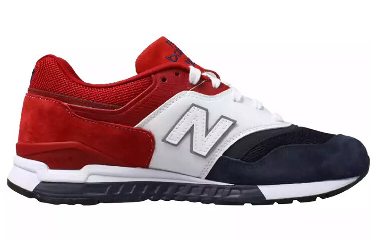 Кроссовки New Balance NB 997H Unisex, белый/черный/красный