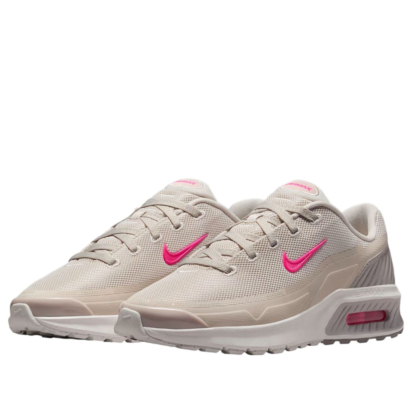 Кроссовки (WMNS) Nike Air Max Bia 'Light Orewood Brown Smoke Grey Hyper Pink' — фото 3