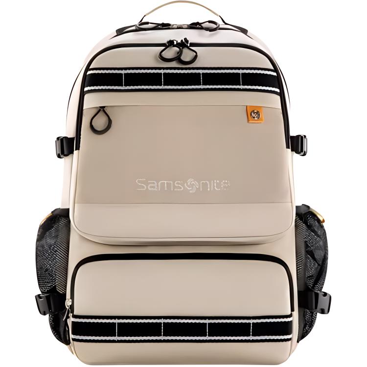 

Samsonite Студенческая сумка из ткани унисекс бежево-черная