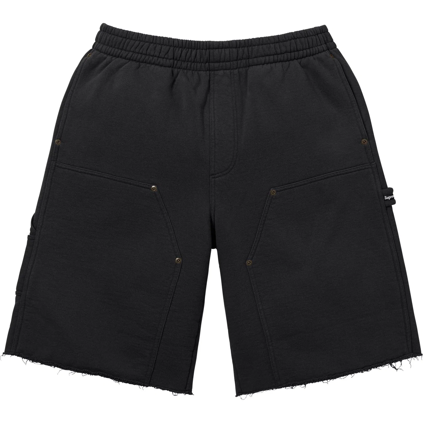 Карго шорты Supreme Double Knee Painter с камуфляжем коричневые — фото 3