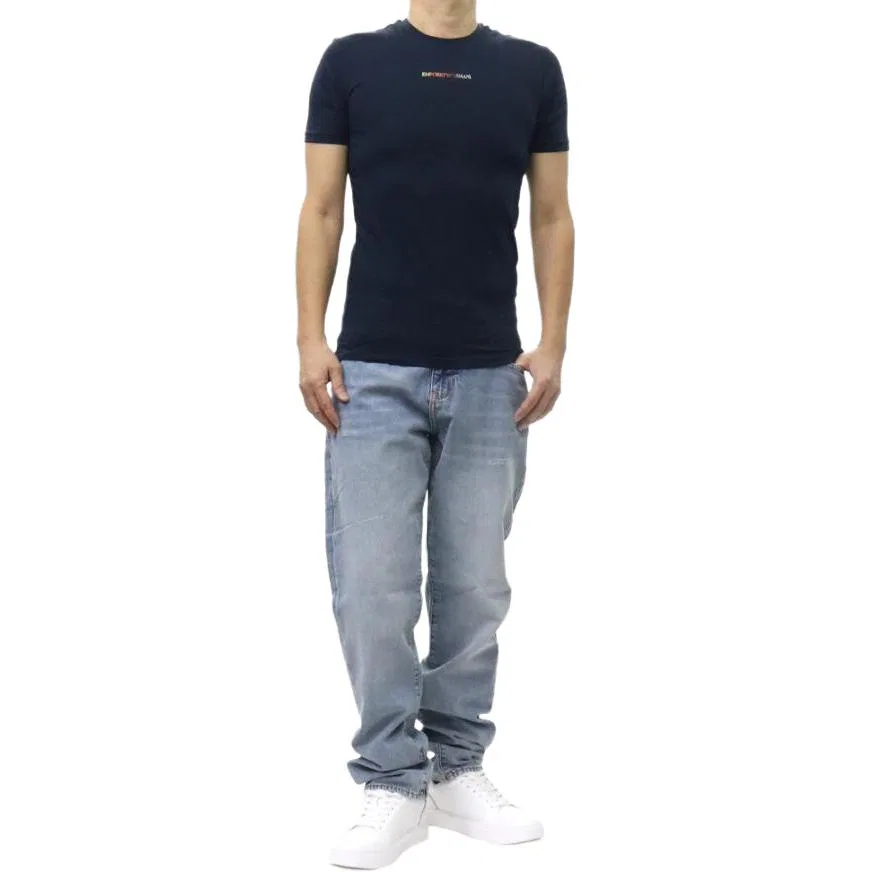 Футболка мужская SS26 EMPORIO ARMANI, Dark Blue — фото 3