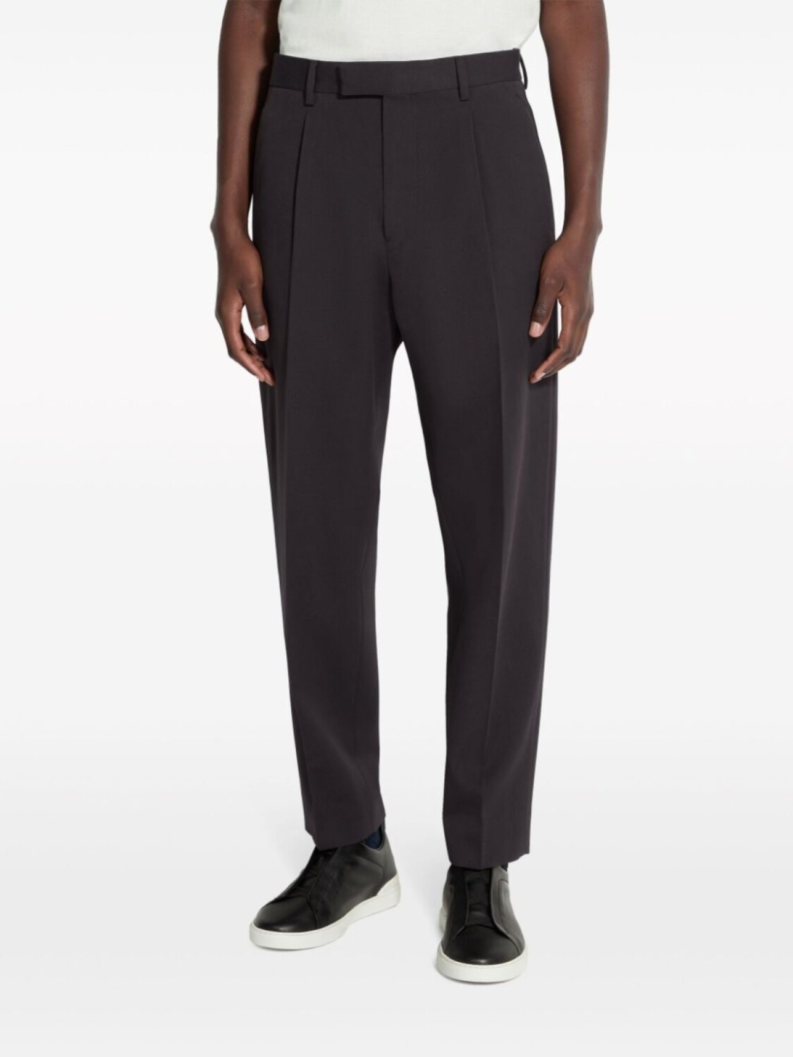 

Zegna зауженные брюки, коричневый