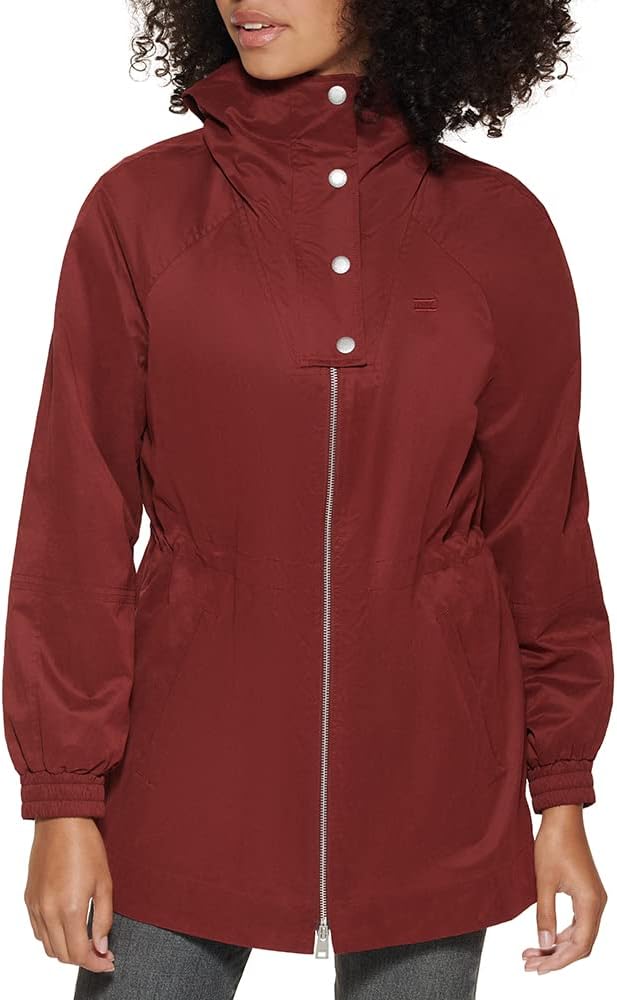 Женская легкая хлопковая куртка Levi's, Maroon W. Inside Cinch — фото 4