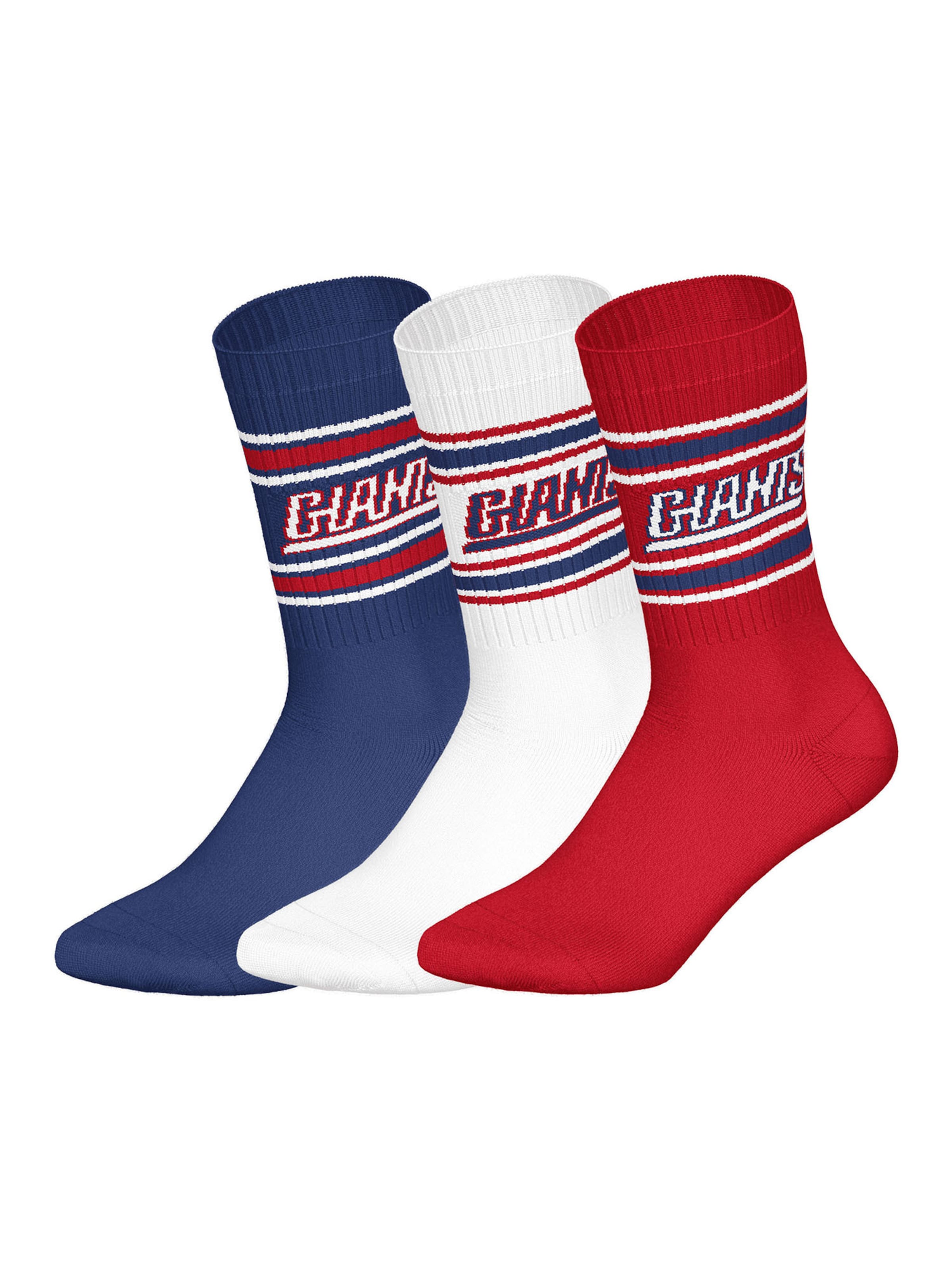 

Huddle Носки 'NFL New York Giants Crew' в цвете Navy, Red, White