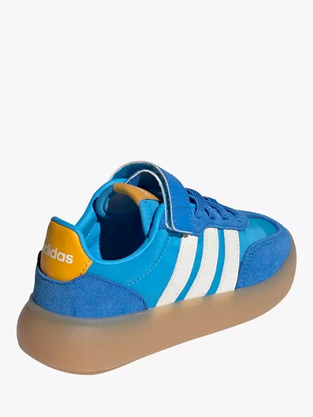 Детские кроссовки Barreda Decode из смешанной кожи, сине-белые adidas — фото 3