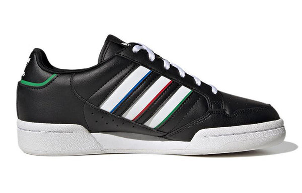 Кроссовки оригинальные континентальные 80 полосатые туфли Adidas, черный — фото 2