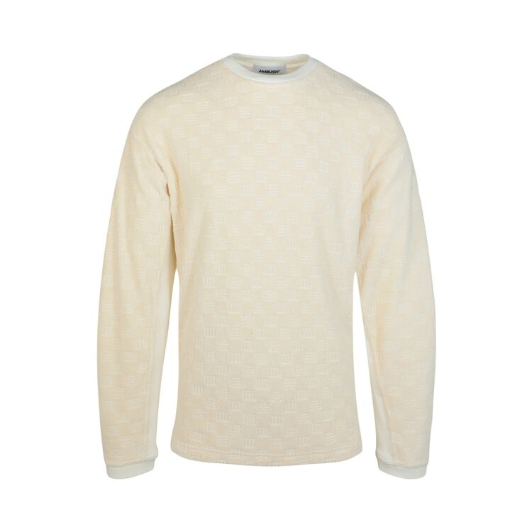 

Толстовка Ambush Monogram Crewneck Sweatshirt, белый