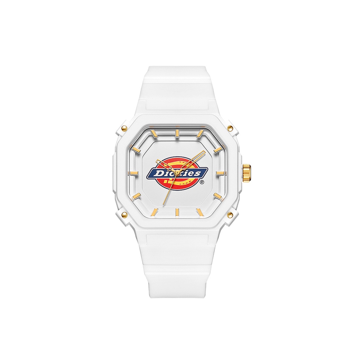 

Dickies Часы Wrist Watch Quartz Movement Plastic Strap White Dial Unisex