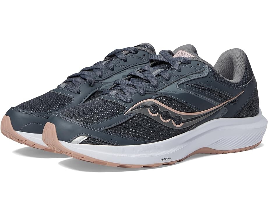 

Кроссовки Saucony Cohesion 17, цвет Shadow/Lotus