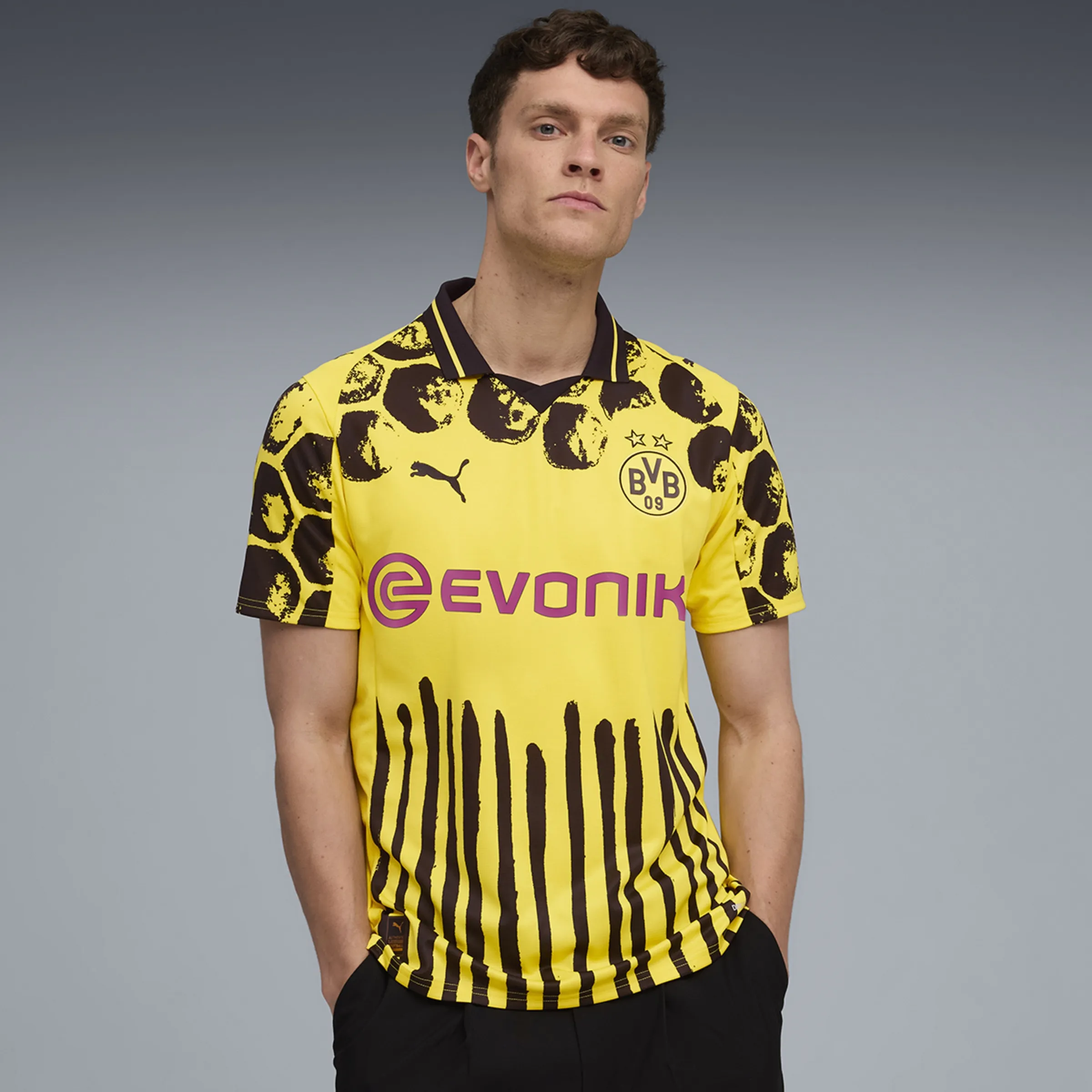 

Футболка футбольная мужская KidSuper BVB Джерси Puma, зеленый