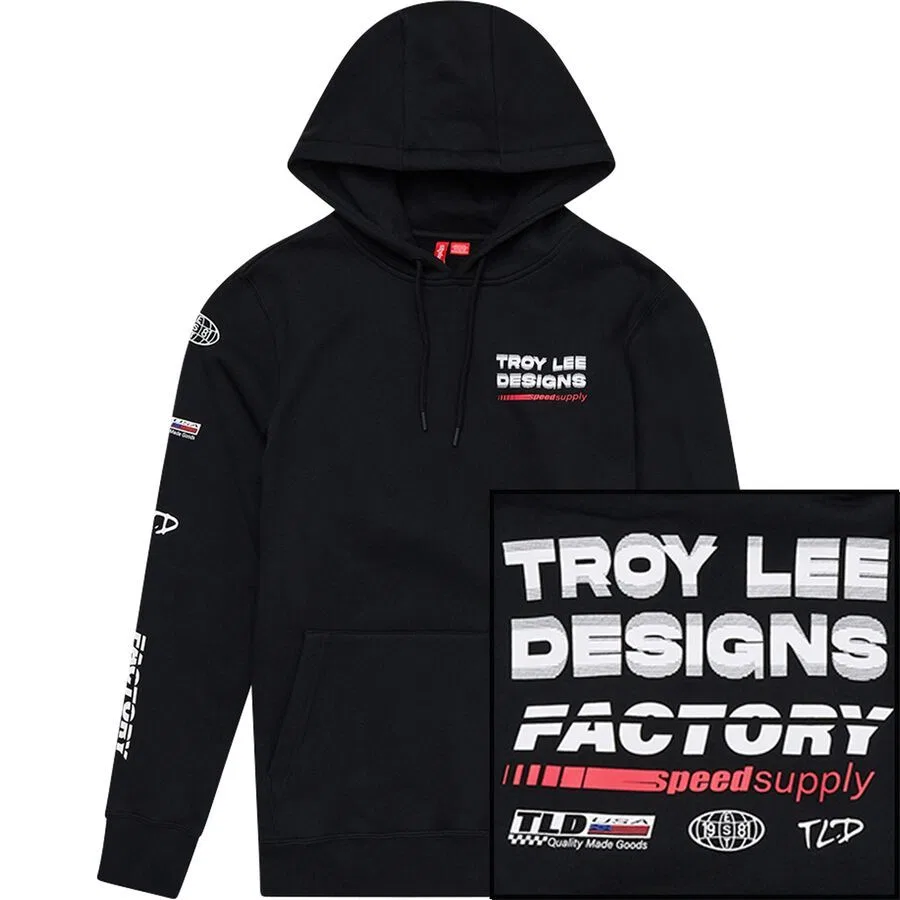 Худи Youth Factory Troy Lee Designs, Black