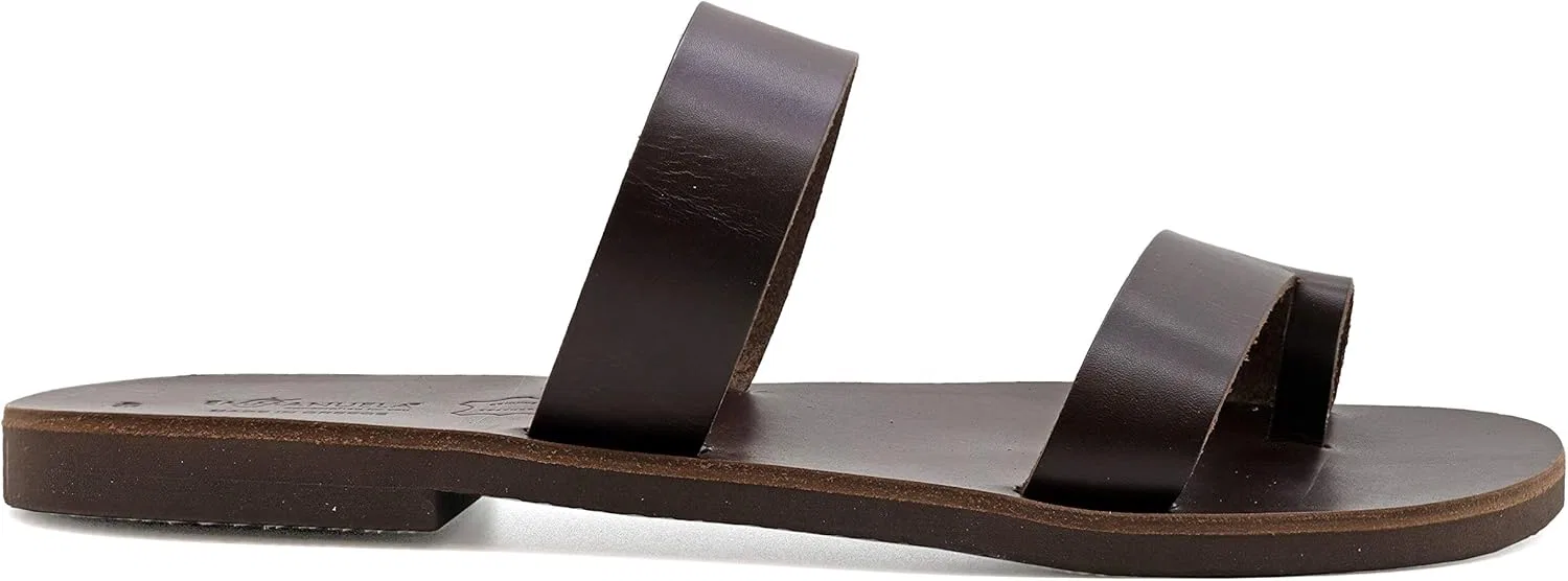 Сандалии из натуральной кожи, на шнуровке, Emmanuela, коричневый EMMANUELA handcrafted for you — фото 3