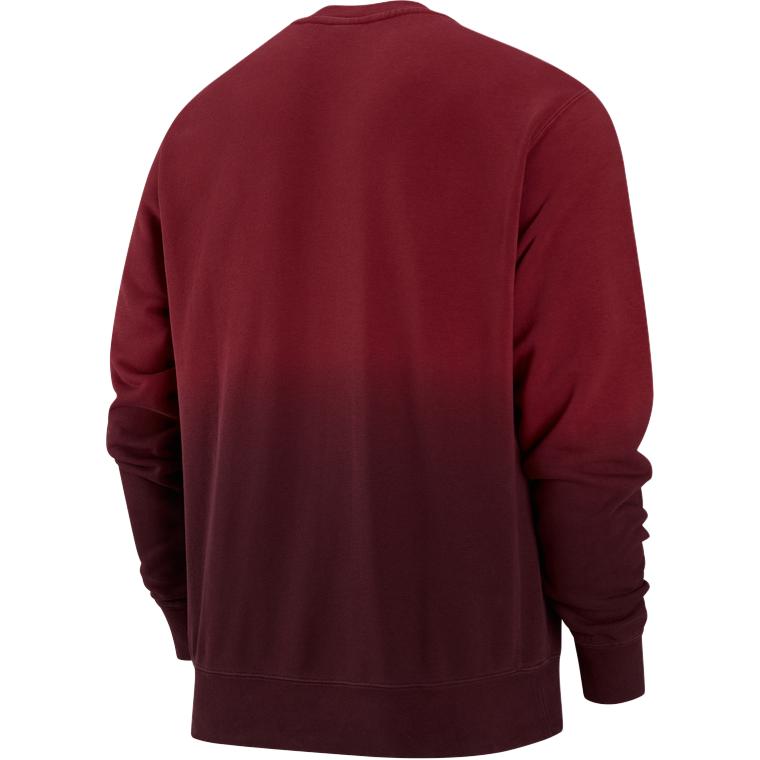 Свитшот мужской Nike Dark Team Red/Night Brown Red/Black — фото 3