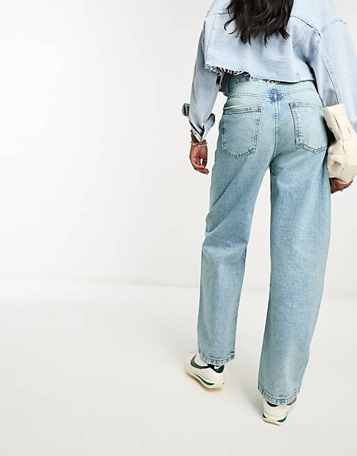 

Голубые джинсы-баллоны ASOS DESIGN