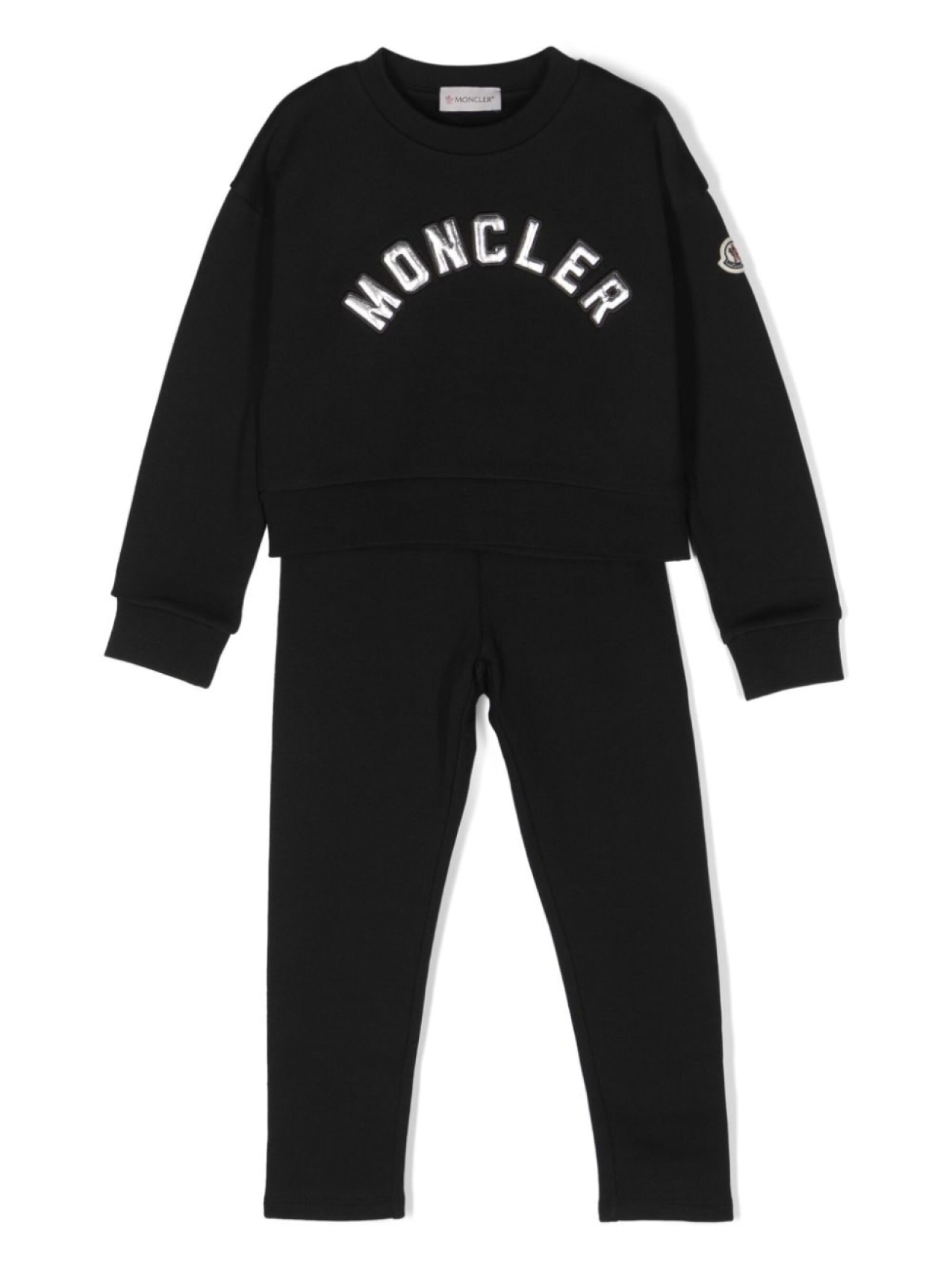 

Moncler Enfant спортивный костюм с логотипом, черный