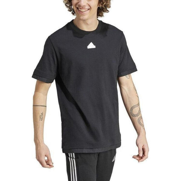Футболка премиум-класса, футболка, азиатские размеры Adidas, черный — фото 3