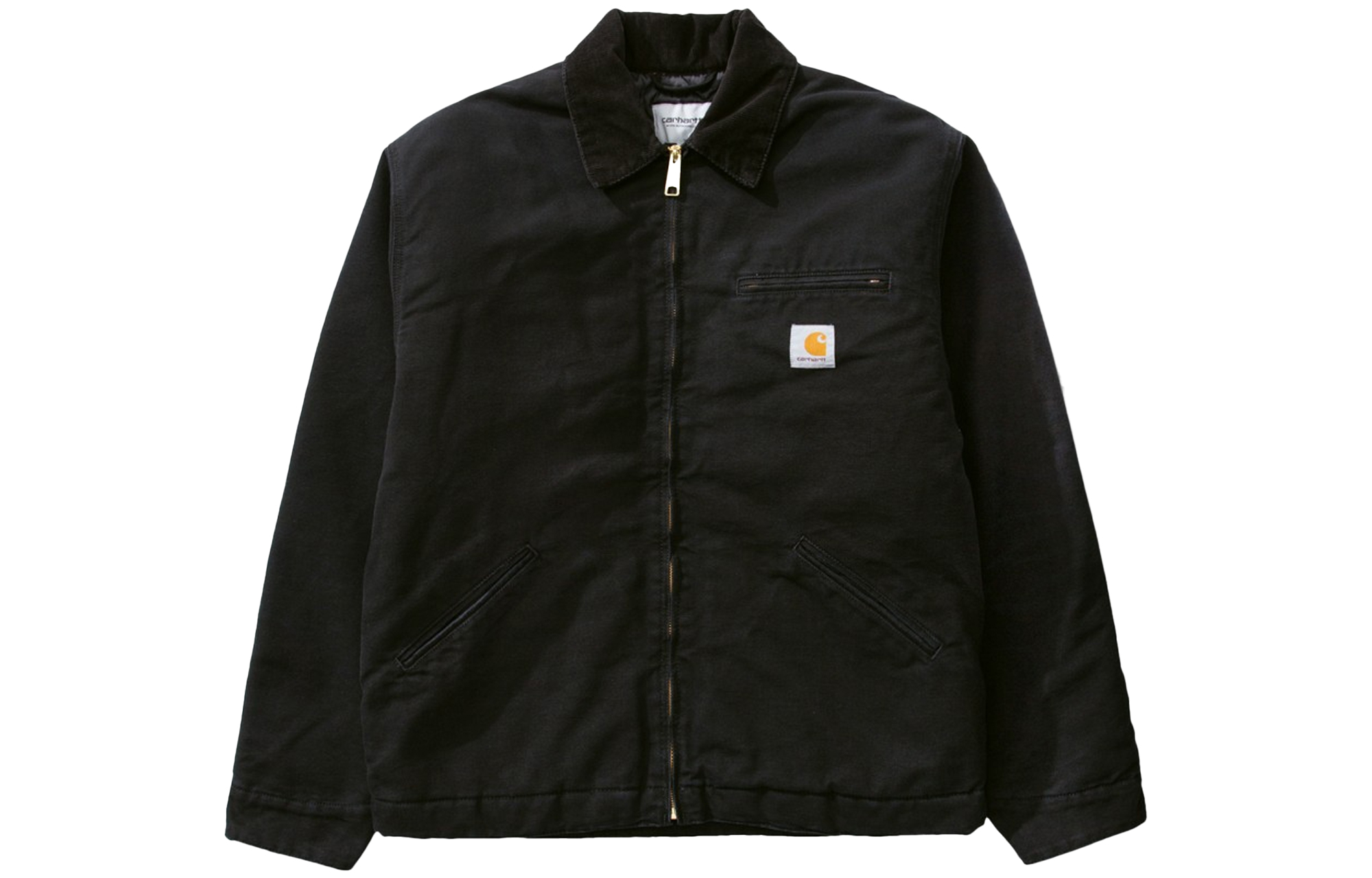 

Carhartt WIP Винтажная куртка из состаренного холста Detroit, Black