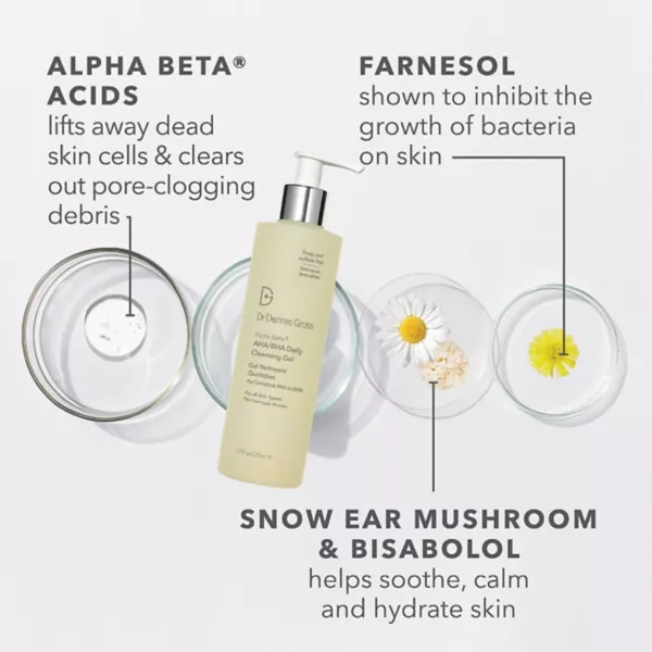 Гель для умывания Dr. Dennis Gross Skincare — Ежедневный очищающий гель Alpha beta aha/bha , объем, 213 мл — фото 3