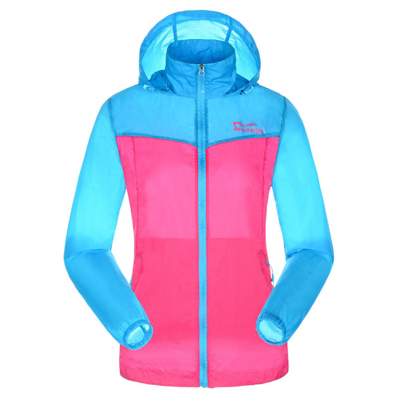 

Куртка женская Alpint Mountain, цвет Sky blue + rose red