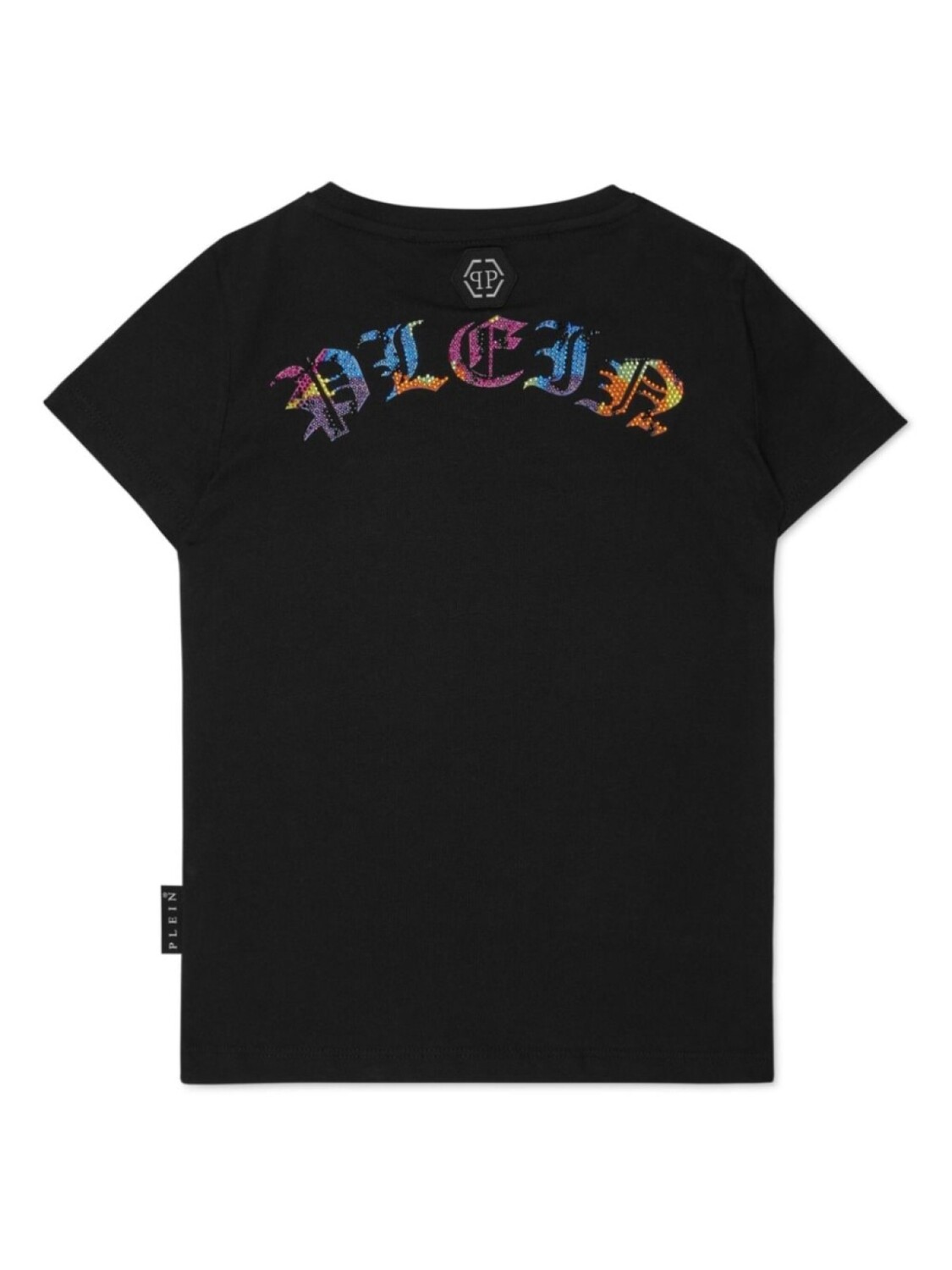 Philipp Plein футболка Pure Smile с кристаллами, черный — фото 2