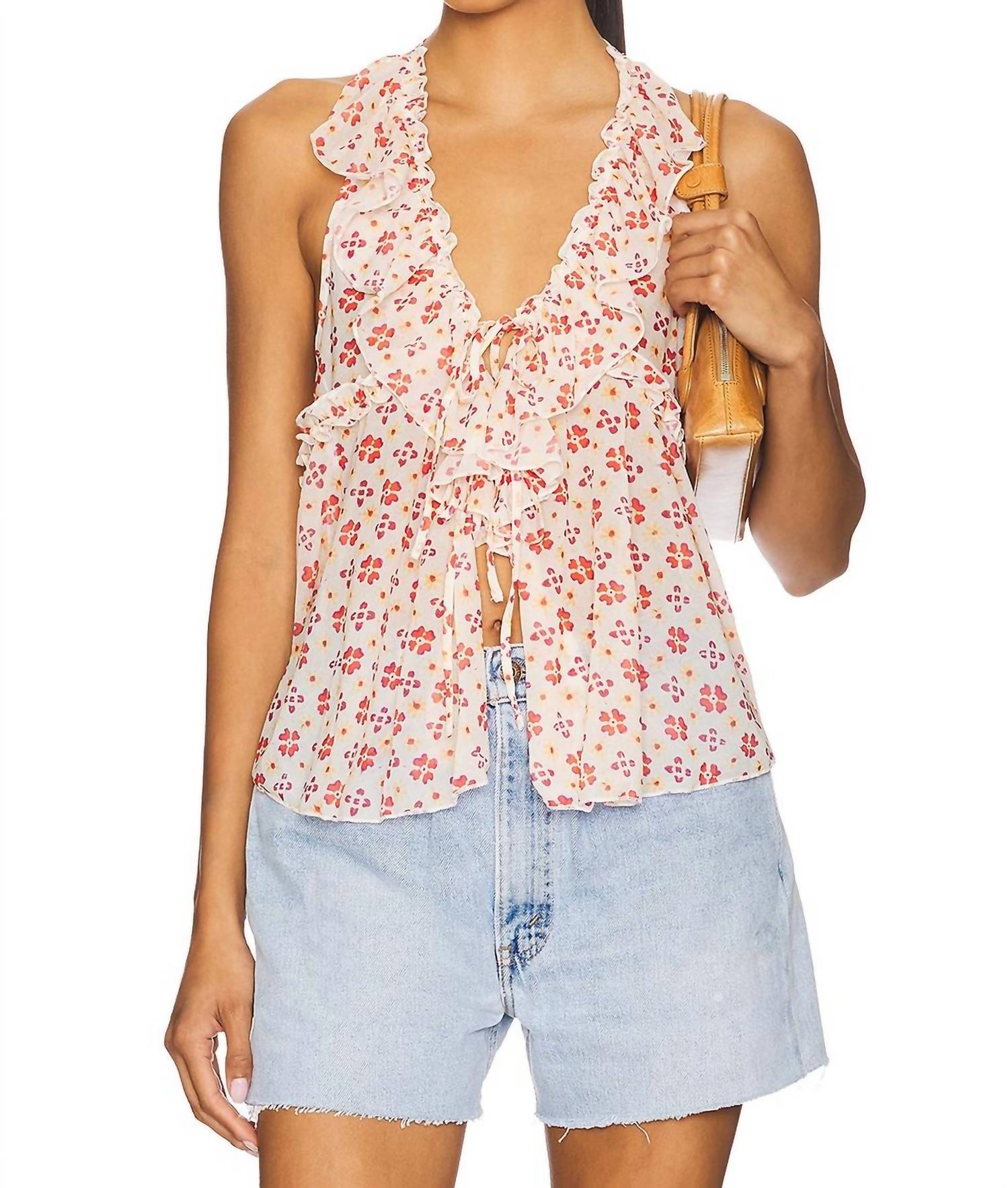 

Бесстрашный трикотажный топ из полиэстера Free People, Polyester