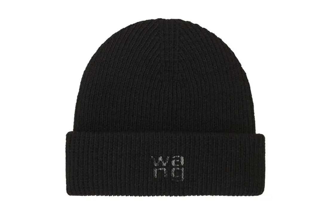 

Alexander Wang Облегающая шапка с тисненым логотипом, Black