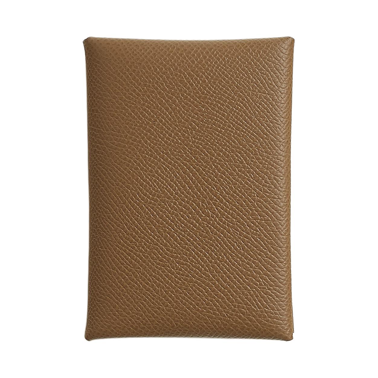 

HERMES Кардхолдер из кожи Эпсом