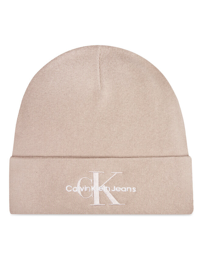 

Зимняя шапка Calvin Klein Mono Logo Embro K60K612668, бежевый