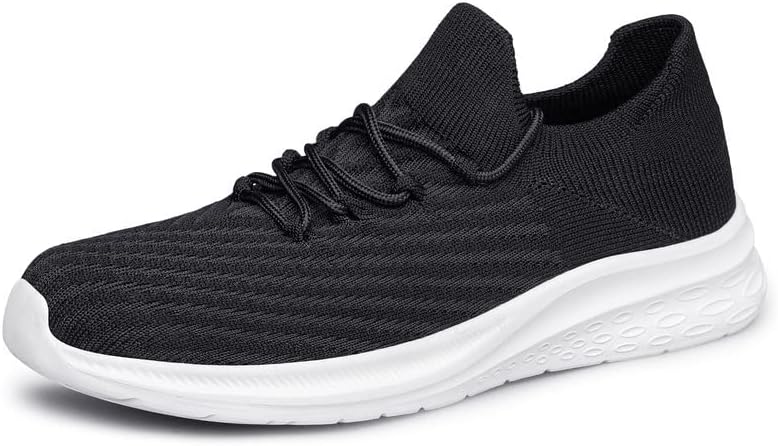 

Мужские слипоны vibdiv для прогулок - легкие дышащие повседневные кроссовки из сетки с противоскользящей подошвой, удобные кроссовки для мужчин, черный