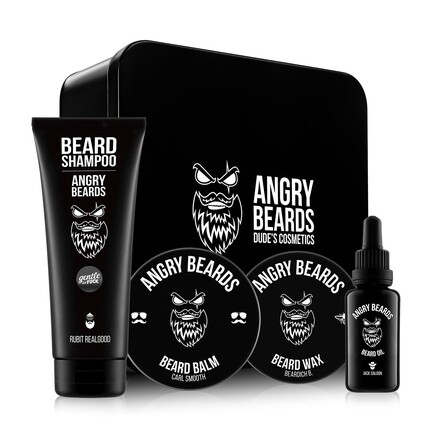 

Подарочный набор для ухода за бородой Мужской подарок для мужчин, Angry Beards