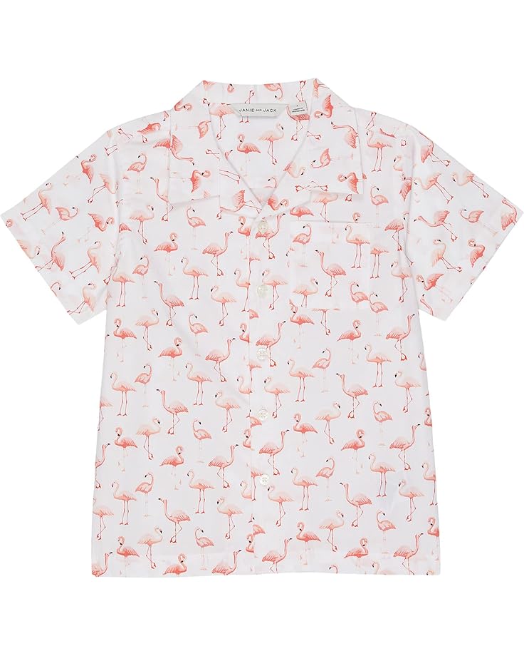 

Футболка Janie and Jack Flamingo Tee, разноцветный