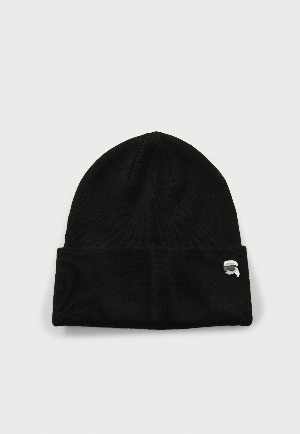 

Шапка IKON PIN BEANIE KARL LAGERFELD, черный