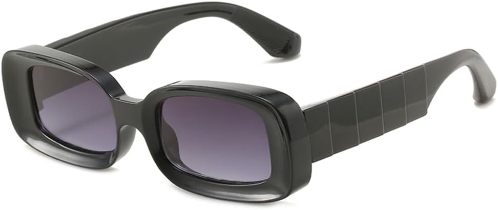 

Солнцезащитные очки прямоугольной формы для женщин и мужчин, с поликарбонатными линзами, в винтажном стиле, для пляжной вечеринки, с защитой от УФ-излучения UV400 HCPIHF, C2