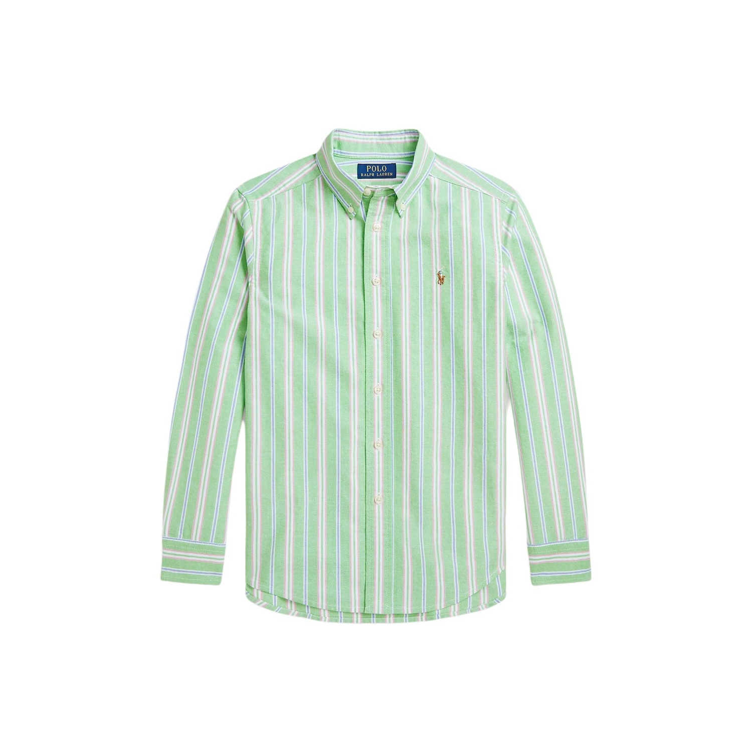 

Polo Ralph Lauren Полосатая рубашка для детей Green, весна-осень
