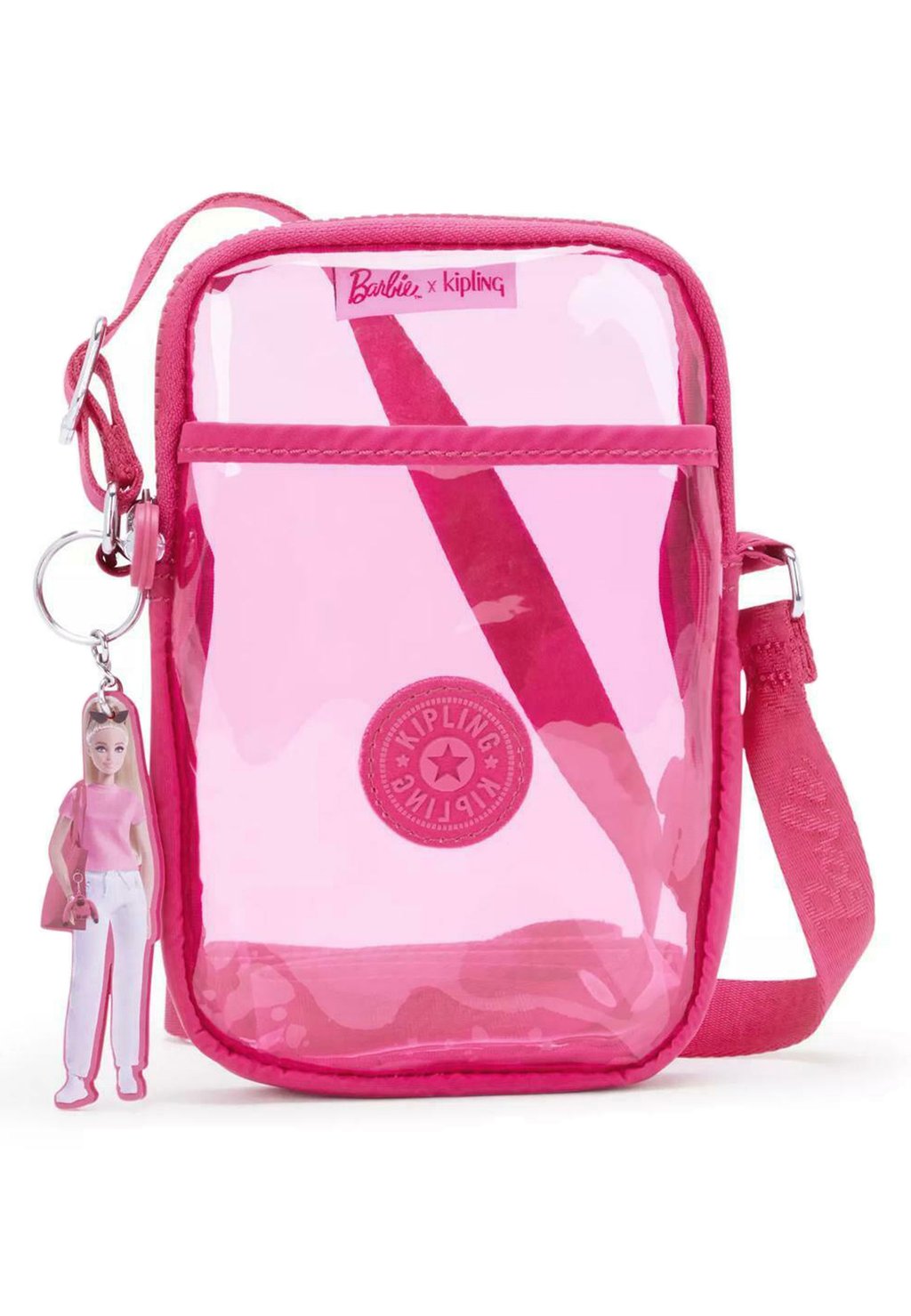 

Сумка через плечо TALLY X BARBIE, Kipling, цвет power pink transpant